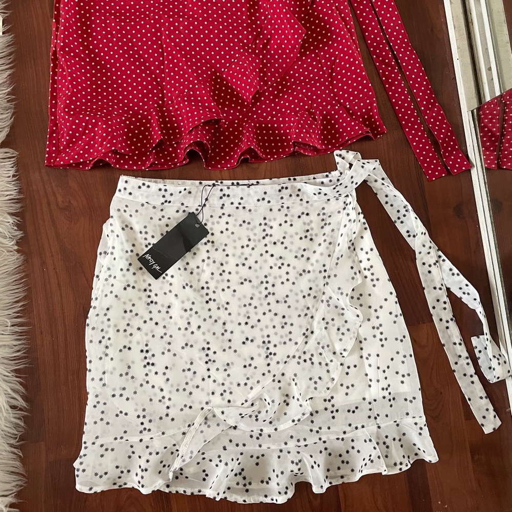 2 nasty gal wrap skirts